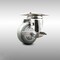Service Caster 3 Inch 316SS Gray Polyurethane Wheel Swivel Top Plate Caster with Brake SCC SCC-SS31620S314-PPUB-TLB - alternate 3